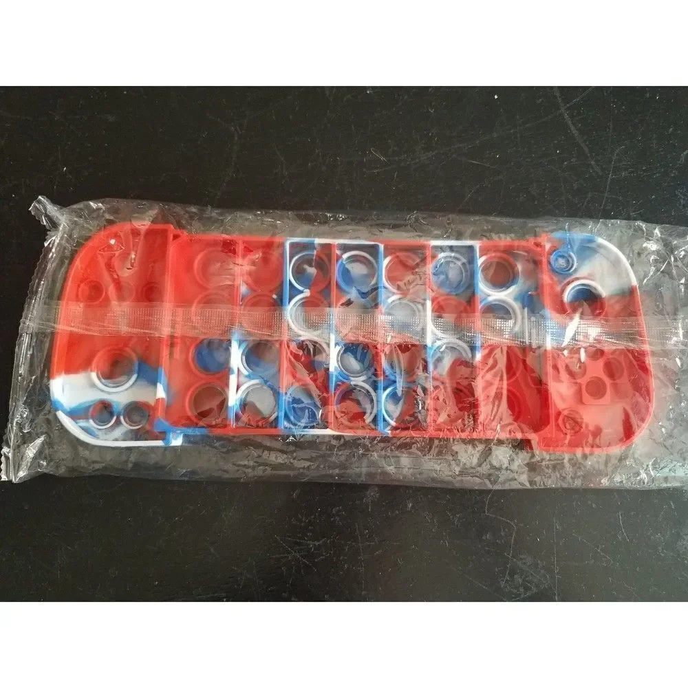 Fidget Toy Red Camo Gamepad Controller Game Push Pop Bubble Sensory